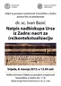 "Natpis nadbiskupa Ursa iz Zadra: nacrt za (re)kontekstualizaciju"
